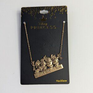 Disney Princess Seven Dwarfs Adventure Begins With Friends Necklace